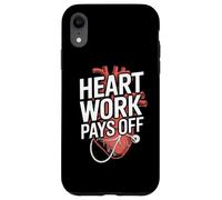 El trabajo del corazón paga la motivación anatómica Carcasa para iPhone XR