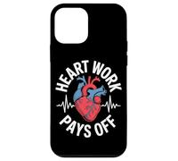 El trabajo del corazón paga la motivación anatómica del corazón Carcasa para iPhone 12 mini