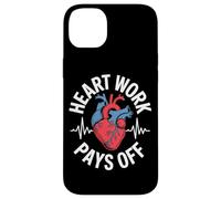 El trabajo del corazón paga la motivación anatómica del corazón Carcasa para iPhone 14 Plus