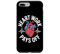 El trabajo del corazón paga la motivación anatómica del corazón Carcasa para iPhone 7 Plus/8 Plus