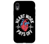 El trabajo del corazón paga la motivación anatómica del corazón Carcasa para iPhone XR