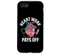 El trabajo del corazón paga la motivación cardiológica Carcasa para iPhone SE (2020) / 7 / 8