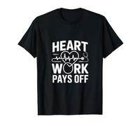 El Trabajo del corazón Paga la pasión por la cardiología Camiseta gráfica económica