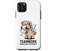 El Trabajo en Equipo Hace Mejores Paseos Cute Pony Motivación Carcasa para iPhone 11 Pro MAX