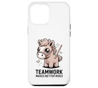 El Trabajo en Equipo Hace Mejores Paseos Cute Pony Motivación Carcasa para iPhone 12 Pro MAX