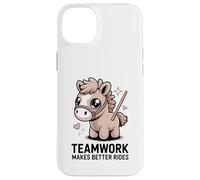 El Trabajo en Equipo Hace Mejores Paseos Cute Pony Motivación Carcasa para iPhone 14 Plus