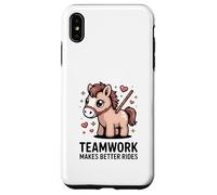 El Trabajo en Equipo Hace Mejores Paseos Cute Pony Motivación Carcasa para iPhone XS MAX