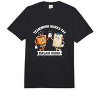 El Trabajo en Equipo Hace Que el Trabajo soñado Cita Humor Team Building Comfort Colors Adult Heavyweight T-Shirt