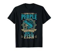 El Trabajo es para Personas Que no Saben Pescar Pesca Divertida Camiseta