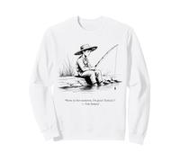 El Trabajo es para tontos. Voy a Pescar Tom Sawyer Pesca Sudadera