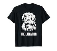 El Traje del Labfather Golden Retriever Papa Camiseta