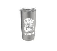 El traje del Labfather Golden Retriever Papa Vaso térmico de acero inoxidable de doble pared