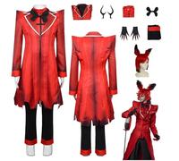 El Traje Uniforme Del Anime "Hazbin Hotel" Cosplay Alastor Trajes De Rol De Anime, Trajes Exquisitos De Rol, Fiestas De Carnaval De Halloween