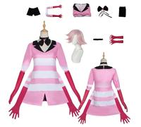 El Traje Uniforme Del Anime "Hazbin Hotel" Cosplay Angel Dust Trajes De Rol De Anime, Trajes Exquisitos De Rol, Fiestas De Carnaval De Halloween