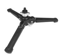 El trípode plegable de aleación de aluminio cuenta con una placa de liberación rápida y rotación por lo que es adecuado para el soporte antideslizante Professiona