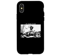 El Triunfo de la Muerte con el Arte macabro Medieval de guadaña Carcasa para iPhone X/XS