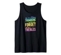 El trombón me Hace Olvidar Todos mis Agudos Camiseta sin Mangas