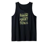 El trombón me Hace Olvidar Todos mis Agudos Camiseta sin Mangas