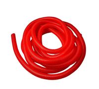 El tubo acanalado rojo del tubo de Flexi del conducto del PE partido el 15m m - el 10m