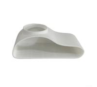 El túnel de visualización de tubos de acuario para pequeñas especies acuáticas proporciona estimulación del comportamiento y un camino de navegación seguro sin bordes ni peligros (blanco pequeño)