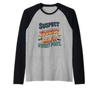 El turista culpable Camiseta Manga Raglan