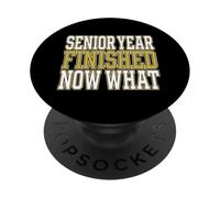 El último año terminó Ahora Lo Que se graduó de Secundaria Senior PopSockets PopGrip Adhesivo