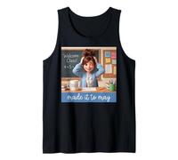 El último día de Clases de la Maestra de Memes de Funny Made It to May Girls Camiseta sin Mangas