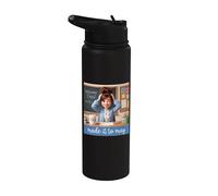 El último día de clases de la maestra de memes de Funny Made It to May Girls Stainless Steel Insulated Water Bottle