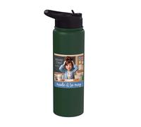 El último día de clases de la maestra de memes de Funny Made It to May Girls Stainless Steel Insulated Water Bottle