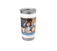 El último día de clases de la maestra de memes de Funny Made It to May Girls Vaso térmico de acero inoxidable de doble pared