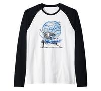 El último Maestro Aire Katara Agua Camiseta Manga Raglan