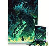 El Último Resistir︰ Chica contra el Espectro Adolescentes Rompecabezas de 1000 Piezas Mejora la Memoria Luz Relajante Diseño Arte de Montaje Decoración de Pared 38x26cm