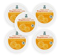 El ungüento de caléndula de la farmacia BADER. Caléndula officinalis con valiosos extractos de plantas 5 x 18ml