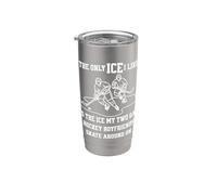 El único hielo que me gusta es uno de mis novios de hockey gay patinan en Vaso térmico de acero inoxidable de doble pared