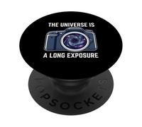 El Universo es un fotógrafo Espacial de Larga exposición PopSockets PopGrip Adhesivo
