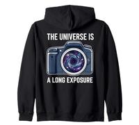 El Universo es un fotógrafo Espacial de Larga exposición Sudadera con Capucha