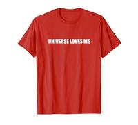 El Universo me ama Camiseta, Hombre, Rojo, 3XL
