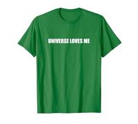 El Universo me ama Camiseta, Hombre, Verde Kelly, XL