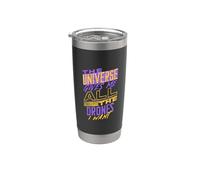El universo me da todos los drones que quiero Vaso térmico de acero inoxidable de doble pared