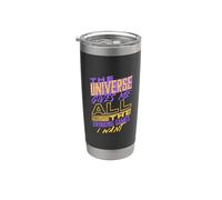 El universo me da todos los juegos de beber que quiero Vaso térmico de acero inoxidable de doble pared