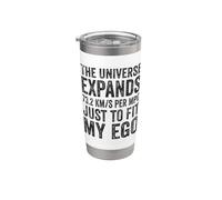El Universo se expande 73.2 (km/s)/Mpc solo para adaptarse a mi ego Vaso térmico de acero inoxidable de doble pared