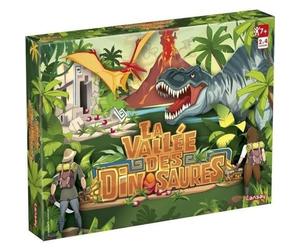 El Valle de los Dinosaurios - Juego de Mesa - Estrategia y Aventura Entre Amigos o en Familia - Desde 7 años - 2 a 4 Jugadores - Lansay