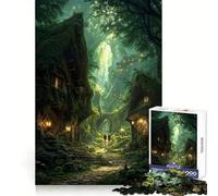 El Valle Susurrante Rompecabezas para Adultos, 1000 Piezas, Juguete Que desafía la Mente, Pieza de colección de Arte de Corte nítido 38x26cm