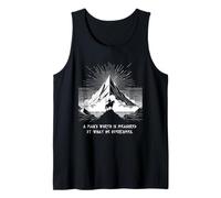 El valor del hombre medido por lo que supera la masculinidad de batalla Camiseta sin Mangas