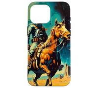El Vaquero Espacial Retro Scifi Carcasa para iPhone 16 Pro MAX