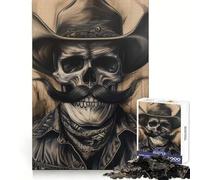 El Vaquero forajido Eterno, Rompecabezas de 1000 Piezas para Adolescentes, Juguete cognitivo, Juego de Mesa de Ocio Suave, Pieza de Arte 38x26cm
