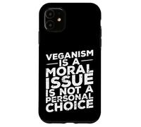 El veganismo es una cuestión Moral Carcasa para iPhone 11
