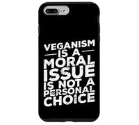 El veganismo es una cuestión Moral Carcasa para iPhone 7 Plus/8 Plus