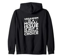 El veganismo es una cuestión Moral Sudadera con Capucha