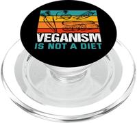 El veganismo no es una Dieta Meme Vegan Plant Powered PopSockets PopGrip para MagSafe